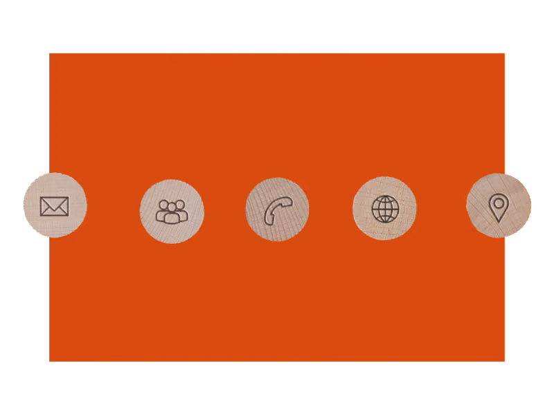 Contact us icons