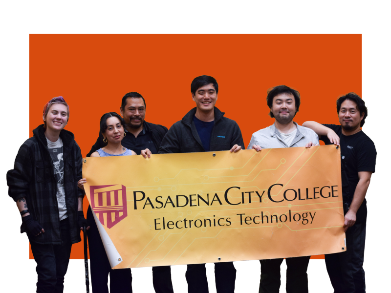 Group of Students Holding Banner
